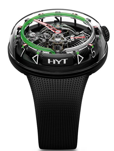 HYT H20 51 mm Black PVD 251-AD-46-GF-RU Replica watch